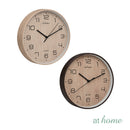 James & Jay Wall Clock Analog Sweep Mechanism Easy Read Number