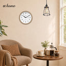 Jao & Joe Wall Clock Analog Sweep Mechanism Easy Read Number