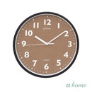 Jao & Joe Wall Clock Analog Sweep Mechanism Easy Read Number