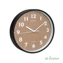 Jao & Joe Wall Clock Analog Sweep Mechanism Easy Read Number