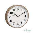 Jao & Joe Wall Clock Analog Sweep Mechanism Easy Read Number