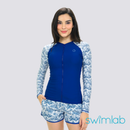 Marina Bleu Long Sleeved Rashguard