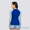 Marina Bleu Long Sleeved Rashguard