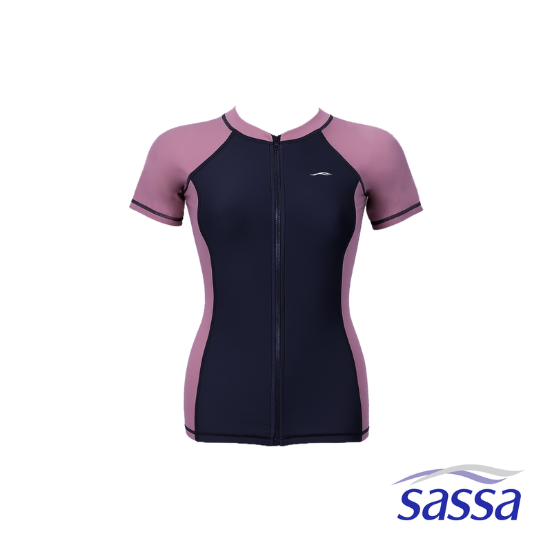 Maven Muse Full Zipped Short Sleeved Rashguard