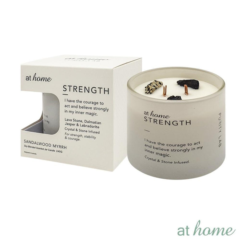 Wieldy 2-Wick Scented Jar Candle with Crystals Infused