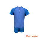 Geo Tropic Short-Sleeved Rashguard Trunks Set