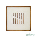 Jara & Jarres Framed Wall Art 3D Solid Wood Rhythm Decoration Ready To Hang — Deluxe Pieces