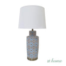 Yovani & Yui Ceramic Table Lamp Mediterranean Design — Deluxe Pieces
