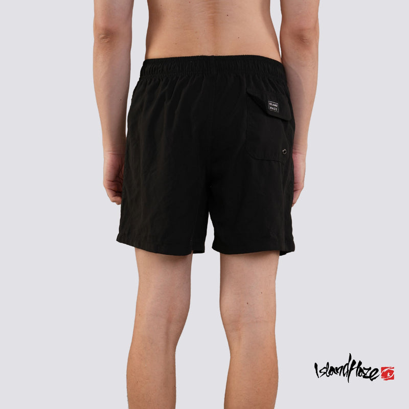 Essentials Black Swim Shorts w/ Drawstring