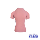 Scarlet Rouge Full Zipped Short Sleeved Rashguard