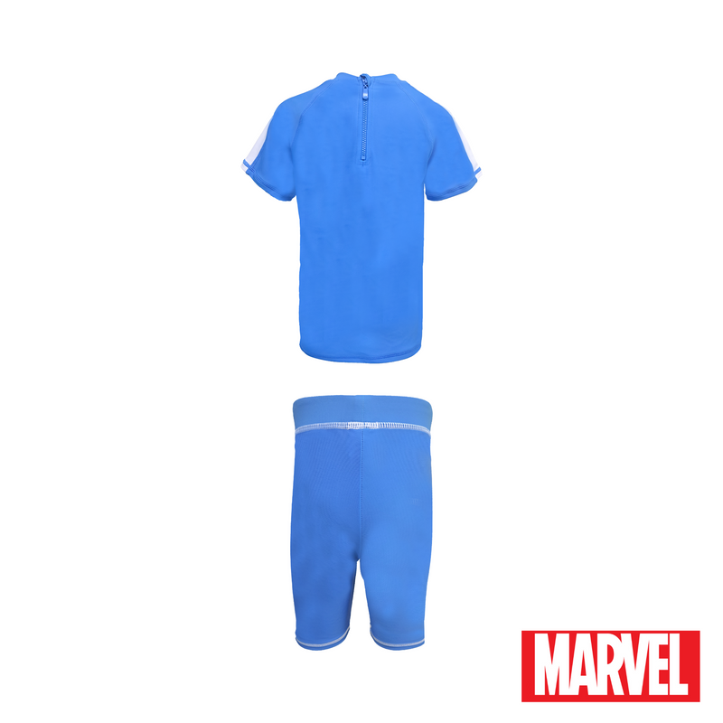 Captain America Short-Sleeved Rashguard Set