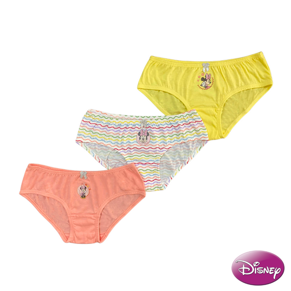 Minnie Mouse 3 Pack Bikini Panty