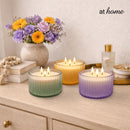 Willow Scented Jar Candle 3-Wick 50h Wellness Aroma Home Fragrance — 453g