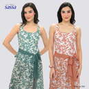 Sassa One Piece Swimsuit and Sarong Cover-up Set