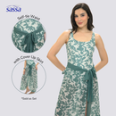 Sassa One Piece Swimsuit and Sarong Cover-up Set