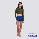 Lush Paradise Cropped Rashguard Set