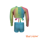 Candy Dreams Long-Sleeved Rashguard Boyleg Set