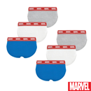 Avengers 6 Pack Bikini Briefs Underwear for Kids Boys