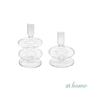 Tobias & Tyrese Tall Glass Tapered Candle Holder — Essential