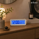 Jibsam Digital Table Alarm Clock Classic LCD Display with LED Backlight