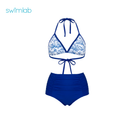 Marina Bleu High Waist Boyleg Set