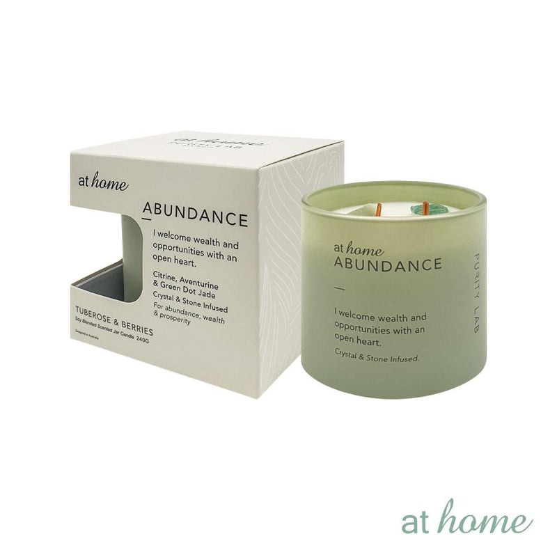 Wieldy 2-Wick Scented Jar Candle with Crystals Infused