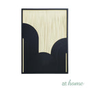 Jamie Framed Wall Art Embossed 3D Ready to Hang Decoration — Deluxe Pieces