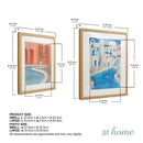 Vela & Vida Wall Frame Art Decoration Coastal Escape Contemporary — Ready To Hang