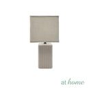 Zebedee Table Lamp Ceramic Ribbed Design Modern Lighting