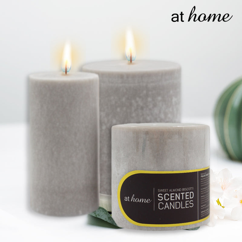 Natural Hues Scented Pillar Candle