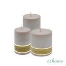 Natural Hues Scented Pillar Candle — Essential