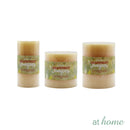 At Home 1pc Whistle Scented Pillar Candle, Home Décor Smokeless 24-46 Hour Burning Time