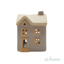 Yuri Tealight Candle Holder Stoneware Miniature House