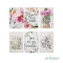 Jasmin Canvas Art Wall Decor Inspirational Quotes Floral Ready to Hang — Set of 3