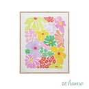 Wanda Framed Wall Art Decoration Woven Flora Botanical Design — Ready to Hang