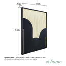 Jamie Framed Wall Art Embossed 3D Ready to Hang Decoration — Deluxe Pieces