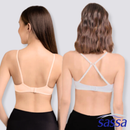 2-in-1 Pack Molded Pads Teens Bra With Adjustable Straps Underwear For Women