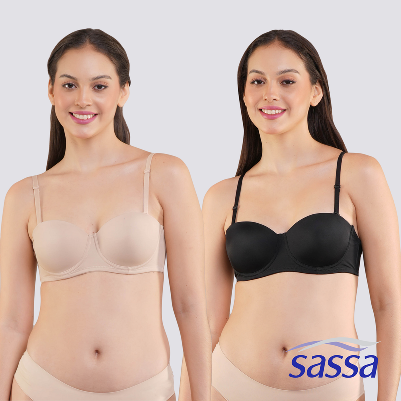 Affordable Basics Perfect Pair 2-in-1 Half Cup Bra