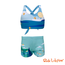 Story Days Bikini Top Bandeau Boyleg Set