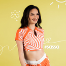 Playful Summer Cropped Short Sleeved Rashguard