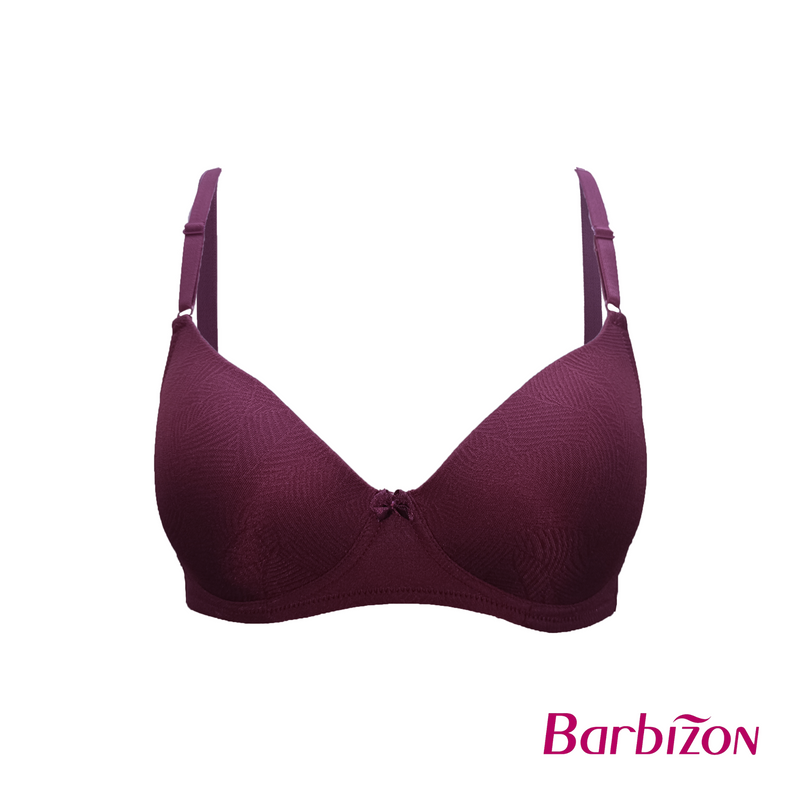 Color Your Life Jacquard Non-Wired Full Cup Bra