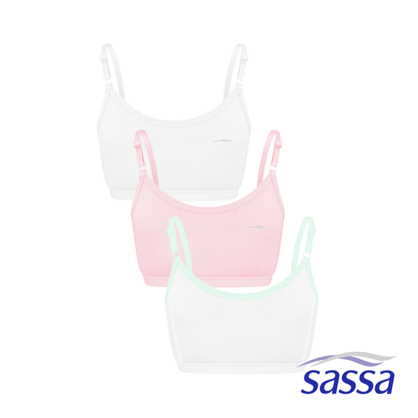 3-in-1 Pack Training Bra Girls Underwear