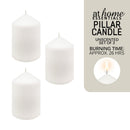 Trina Pillar Candles Unscented Set of 3 – Essential