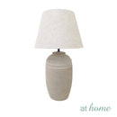 Zadie & Zinnia or Zylia Ceramic Table Lamp Terracotta Finish — Deluxe Pieces