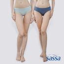 Basic Fit 2-in-1 Pack Mid Waist Bikini Panty