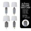 Yovani & Yui Ceramic Table Lamp Mediterranean Design — Deluxe Pieces