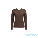 Serene Hues Full-Zipped Long-Sleeved Rashguard