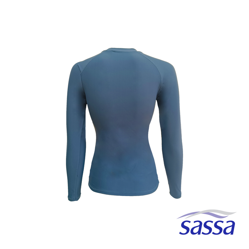 Blue Daisy Long Sleeved Rashguard