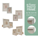 Renda & Riva Picture Frame Stone Finish Design Photo Display – 5x7 or 8x10