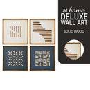Jara & Jarres Framed Wall Art 3D Solid Wood Rhythm Decoration Ready To Hang — Deluxe Pieces